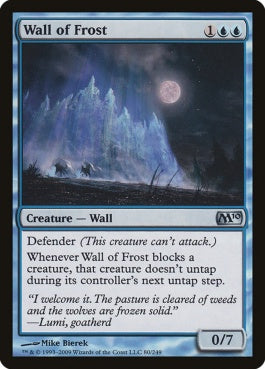 naokuroshop MTG [M10][080][青][U][EN][霜の壁/Wall of Frost] NM