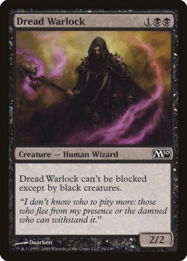 naokuroshop MTG [M10][094][黒][C][EN][戦慄の魔術使い/Dread Warlock] NM