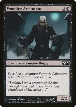 naokuroshop MTG [M10][117][黒][C][EN][吸血鬼の貴族/Vampire Aristocrat] NM