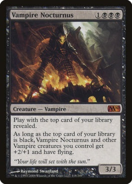 naokuroshop MTG [M10][118][黒][M][EN][吸血鬼の夜侯/Vampire Nocturnus] NM