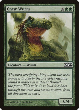 naokuroshop MTG [M10][173][緑][C][EN][大喰らいのワーム/Craw Wurm] NM