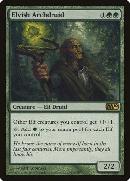 naokuroshop MTG [M10][176][緑][R][EN][エルフの大ドルイド/Elvish Archdruid] NM