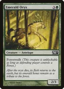 naokuroshop MTG [M10][179][緑][C][EN][エメラルドのオリックス/Emerald Oryx] NM