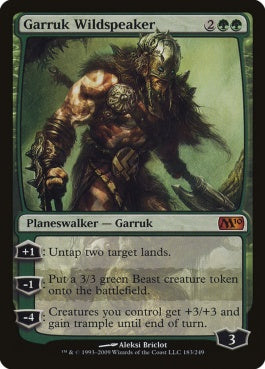 naokuroshop MTG [M10][183][緑][M][EN][野生語りのガラク/Garruk Wildspeaker] NM