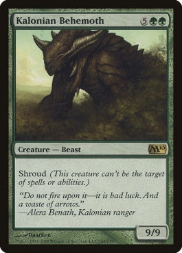 naokuroshop MTG [M10][188][緑][R][EN][カロニアのビヒモス/Kalonian Behemoth] NM