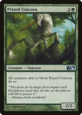 naokuroshop MTG [M10][199][緑][U][EN][尊き一角獣/Prized Unicorn] NM