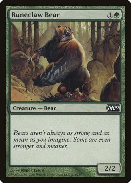 naokuroshop MTG [M10][203][緑][C][EN][ルーン爪の熊/Runeclaw Bear] NM