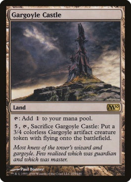 naokuroshop MTG [M10][225][土地][R][EN][ガーゴイルの城/Gargoyle Castle] NM