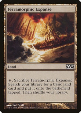 naokuroshop MTG [M10][229][土地][C][EN][広漠なる変幻地/Terramorphic Expanse] NM