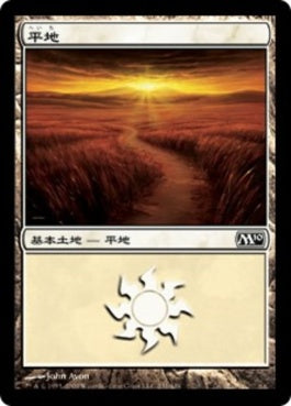 naokuroshop MTG [M10][231][土地][C][JP][平地/Plains] NM