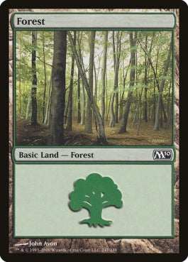 naokuroshop MTG [M10][247][土地][C][EN][森/Forest] NM