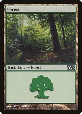 naokuroshop MTG [M10][248][土地][C][EN][森/Forest] NM