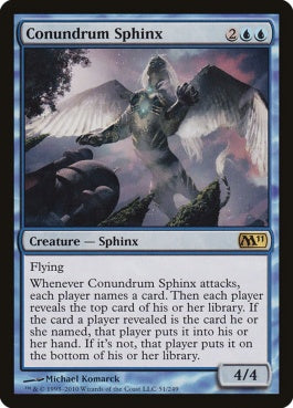 naokuroshop MTG [M11][051][青][R][EN][難題のスフィンクス/Conundrum Sphinx] NM