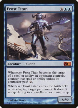 naokuroshop MTG [M11][055][青][M][EN][霜のタイタン/Frost Titan] NM