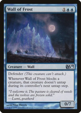 naokuroshop MTG [M11][079][青][U][EN][霜の壁/Wall of Frost] NM