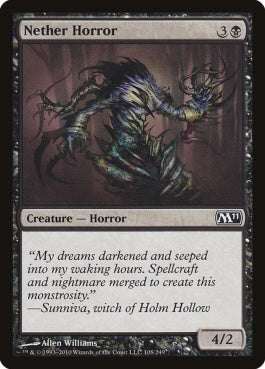 naokuroshop MTG [M11][108][黒][C][EN][冥界の恐怖/Nether Horror] NM