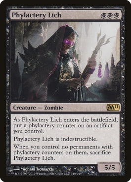 naokuroshop MTG [M11][110][黒][R][EN][聖句札の死者/Phylactery Lich] NM