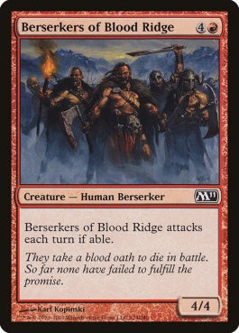 naokuroshop MTG [M11][124][赤][C][EN][血の峠の狂戦士/Berserkers of Blood Ridge] NM