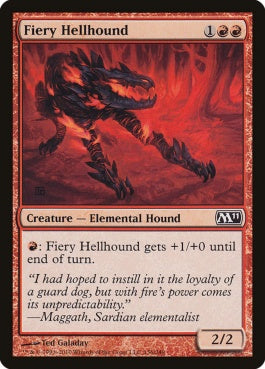 naokuroshop MTG [M11][136][赤][C][EN][焦熱のヘルハウンド/Fiery Hellhound] NM