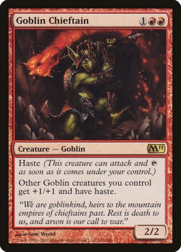 naokuroshop MTG [M11][141][赤][R][EN][ゴブリンの酋長/Goblin Chieftain] NM