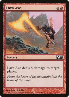 naokuroshop MTG [M11][147][赤][C][EN][溶岩の斧/Lava Axe] NM