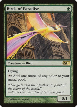 naokuroshop MTG [M11][165][緑][R][EN][極楽鳥/Birds of Paradise] NM