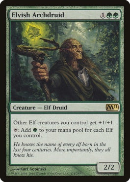 naokuroshop MTG [M11][171][緑][R][EN][エルフの大ドルイド/Elvish Archdruid] NM