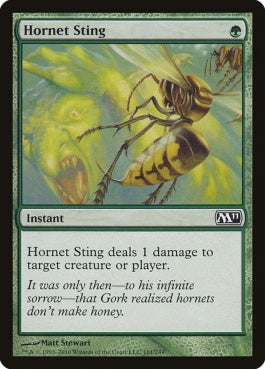 naokuroshop MTG [M11][181][緑][C][EN][スズメバチの一刺し/Hornet Sting] NM