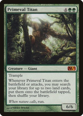 naokuroshop MTG [M11][192][緑][M][EN][原始のタイタン/Primeval Titan] NM