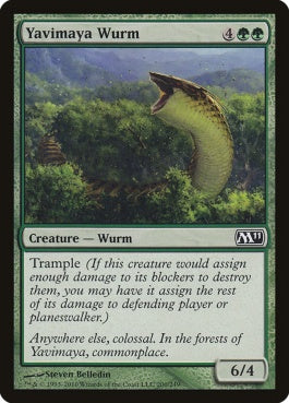 naokuroshop MTG [M11][200][緑][C][EN][ヤヴィマヤのワーム/Yavimaya Wurm] NM