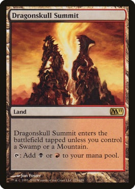 naokuroshop MTG [M11][223][土地][R][EN][竜髑髏の山頂/Dragonskull Summit] NM