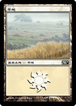 naokuroshop MTG [M11][232][土地][C][JP][平地/Plains] NM