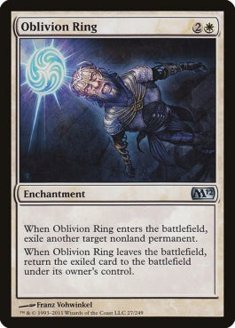 naokuroshop MTG [M12][027][白][U][EN][忘却の輪/Oblivion Ring] NM