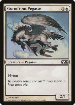 naokuroshop MTG [M12][038][白][C][EN][嵐前線のペガサス/Stormfront Pegasus] NM