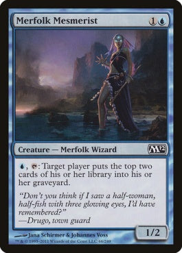 naokuroshop MTG [M12][066][青][C][EN][マーフォークの催眠術師/Merfolk Mesmerist] NM