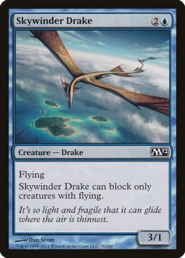 naokuroshop MTG [M12][075][青][C][EN][空回りのドレイク/Skywinder Drake] NM