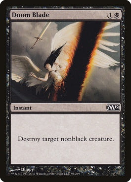 naokuroshop MTG [M12][095][黒][C][EN][破滅の刃/Doom Blade] NM