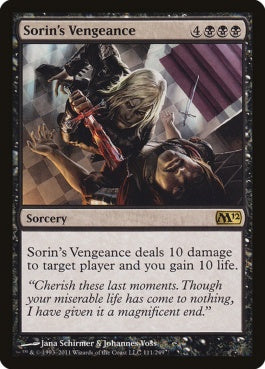 naokuroshop MTG [M12][111][黒][R][EN][ソリンの復讐/Sorin's Vengeance] NM