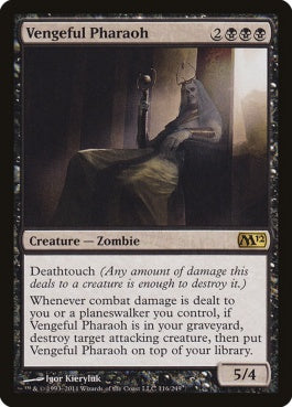 naokuroshop MTG [M12][116][黒][R][EN][復讐に燃えたファラオ/Vengeful Pharaoh] NM