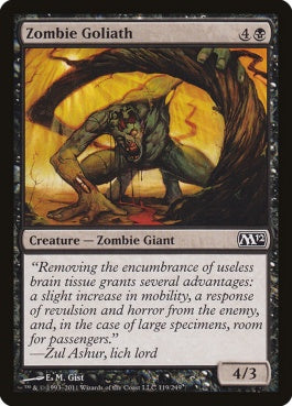 naokuroshop MTG [M12][119][黒][C][EN][ゾンビの大巨人/Zombie Goliath] NM