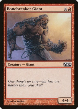 naokuroshop MTG [M12][123][赤][C][EN][骨砕きの巨人/Bonebreaker Giant] NM