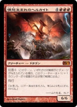 naokuroshop MTG [M12][135][赤][M][JP][憤怒生まれのヘルカイト/Furyborn Hellkite] NM