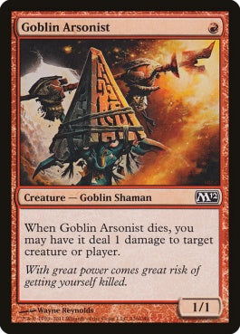 naokuroshop MTG [M12][136][赤][C][EN][ゴブリンの付け火屋/Goblin Arsonist] NM