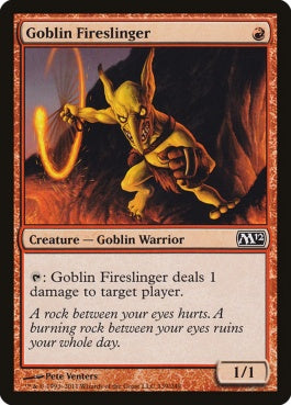 naokuroshop MTG [M12][139][赤][C][EN][ゴブリンの投火師/Goblin Fireslinger] NM