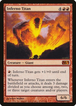 naokuroshop MTG [M12][147][赤][M][EN][業火のタイタン/Inferno Titan] NM