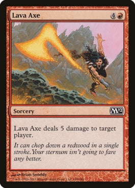 naokuroshop MTG [M12][148][赤][C][EN][溶岩の斧/Lava Axe] NM