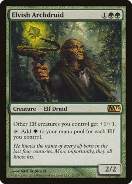 naokuroshop MTG [M12][172][緑][R][EN][エルフの大ドルイド/Elvish Archdruid] NM