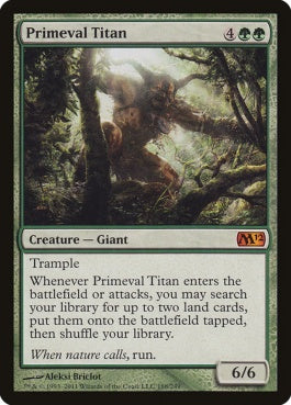 naokuroshop MTG [M12][188][緑][M][EN][原始のタイタン/Primeval Titan] NM