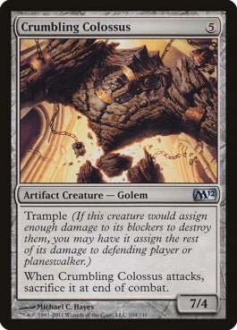 naokuroshop MTG [M12][204][茶][U][EN][崩れゆく巨像/Crumbling Colossus] NM