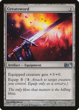 naokuroshop MTG [M12][209][茶][U][EN][大剣/Greatsword] NM